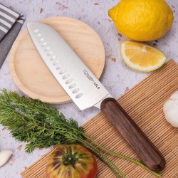 Cuchillo Santoku 3 Claveles Oslo Acero Inoxidable 17,5 cm