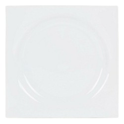 Plato Llano Zen Porcelana Blanco (27 x 27 x 3 cm)