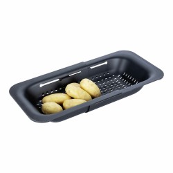 Escurreplatos Extensible para Fregadero Wenko Sievo 55012100 Negro