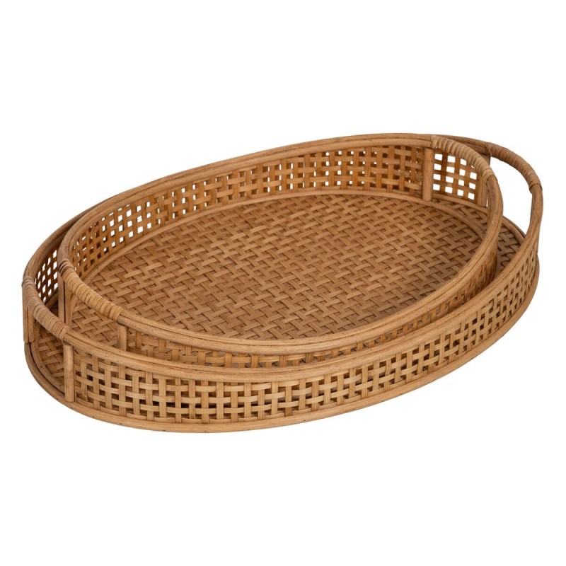 Bandeja Natural Bambu00fa 56 x 37 x 9,5 cm (2 Unidades)