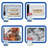 Set de Recipientes de Cocina Hermu00e9ticos Apilables Max Home 6 Unidades 23 x 7,5 x 17,5 cm