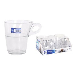 Juego de Tazas de Cafu00e9 Duralex Caprice 220 ml 6 Piezas (6 Unidades) (6 uds)