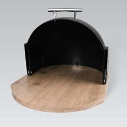 Panera Feel Maestro MR-1678G Negro Plateado Madera Plu00e1stico