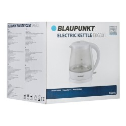 Hervidor Blaupunkt EKG301 Blanco Vidrio Aluminio 1630 W 1 L