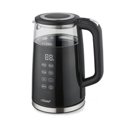 Hervidor Feel Maestro MR-049 Negro Transparente Cristal Vidrio de Borosilicato 2200 W 1,7 L