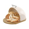 Panera Feel Maestro MR-1678 Beige Plateado Madera Plu00e1stico 1 Pieza 27,5 x 21 x 37,5 cm