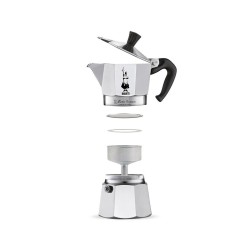 Cafetera Italiana Bialetti Moka Express Aluminio 300 ml 6 Tazas