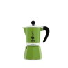 Cafetera Italiana Bialetti Negro Verde Metal Aluminio 3 Tazas