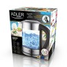 Hervidor Adler AD 1247 Cristal Gris Acero Vidrio 2200 W 1,7 L