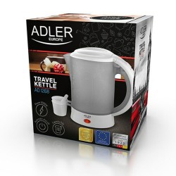 Hervidor Adler AD 1268 Blanco Gris Plu00e1stico 600 W 0,6 L