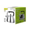 Tetera Feel Maestro MR-1327 Negro Plateado Acero Inoxidable 3 L