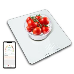 Bu00e1scula de Cocina Media Tech MT5544 Blanco 5 kg