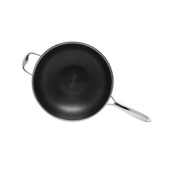 Sartu00e9n Kohersen 71111 Negro Plateado Acero Inoxidable Aluminio u00d8 32 cm