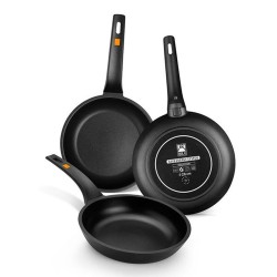 Sartu00e9n Wok BRA Sartu00e9n Efficient Negro Aluminio u00d8 24 cm