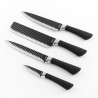 Set de Cuchillos Black Shark Swissu00b7Q Namiutsu InnovaGoods 4 Piezas