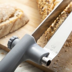 Cuchillo de Pan con Guu00eda de Corte Regulable Kutway InnovaGoods