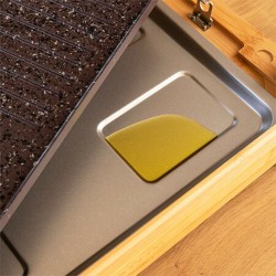 Plancha de Cocina Cecotec Tasty&Grill 2000 Bamboo MixStone 200W