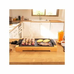 Plancha de Cocina Cecotec Tasty&Grill 2000 Bamboo MixStone 200W