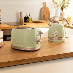 Tostadora Cecotec Vintage 800 Light Green 850 W