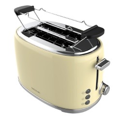 Tostadora Cecotec Toast&Taste 1000 Retro Double 980 W Amarillo