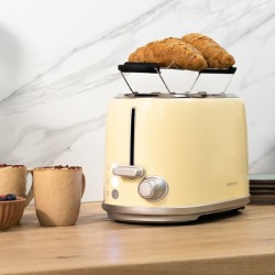 Tostadora Cecotec Toast&Taste 1000 Retro Double 980 W Amarillo