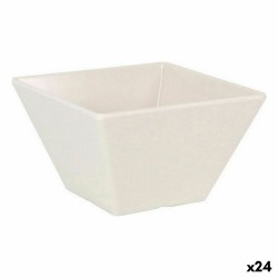 Bol para Aperitivos La Mediterru00e1nea Melamina Blanco Brillo 13 x 13 x 7 cm (24 Unidades)