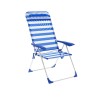 Silla Plegable Marbueno Azul Blanco 69 x 110 x 58 cm