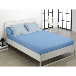 Juego de Sábanas Alexandra House Living Azul Claro Cama de 105