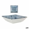 Bol La Mediterru00e1nea Electra Porcelana 18 x 18 x 5 cm (24 Unidades)