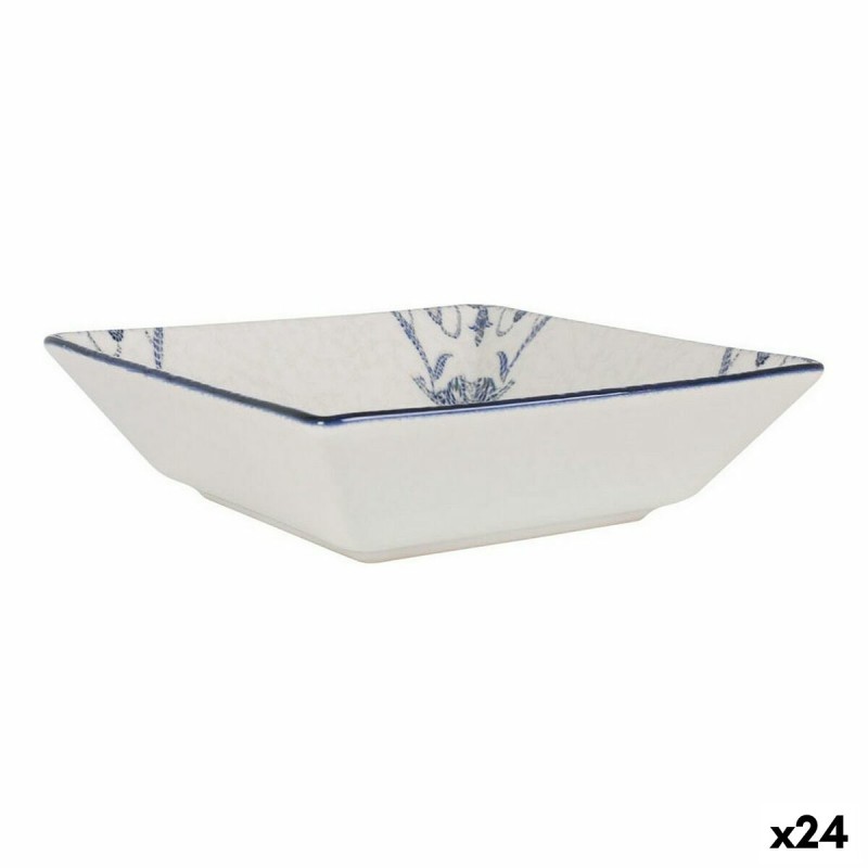 Bol La Mediterru00e1nea Rosetta Porcelana 18 x 18 x 5 cm (24 Unidades)