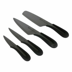 Set de Cuchillos Santa Clara Ceru00e1mica 4 Piezas Negro 17 cm 17 (2 Unidades)