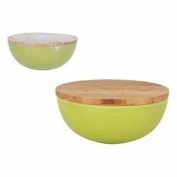 Cuenco Percutti Legno percutti Verde Bambu00fa Con Tapa (4 Unidades)