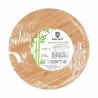 Cuenco Percutti Melamina Marru00f3n Verde 18,9 x 18,9 x 8,5 cm Bambu00fa (4 Unidades)