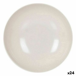 base de sombrilla de polietileno cuadrada con diseño a rayas 39 x 39 x 13 cm en color blanco