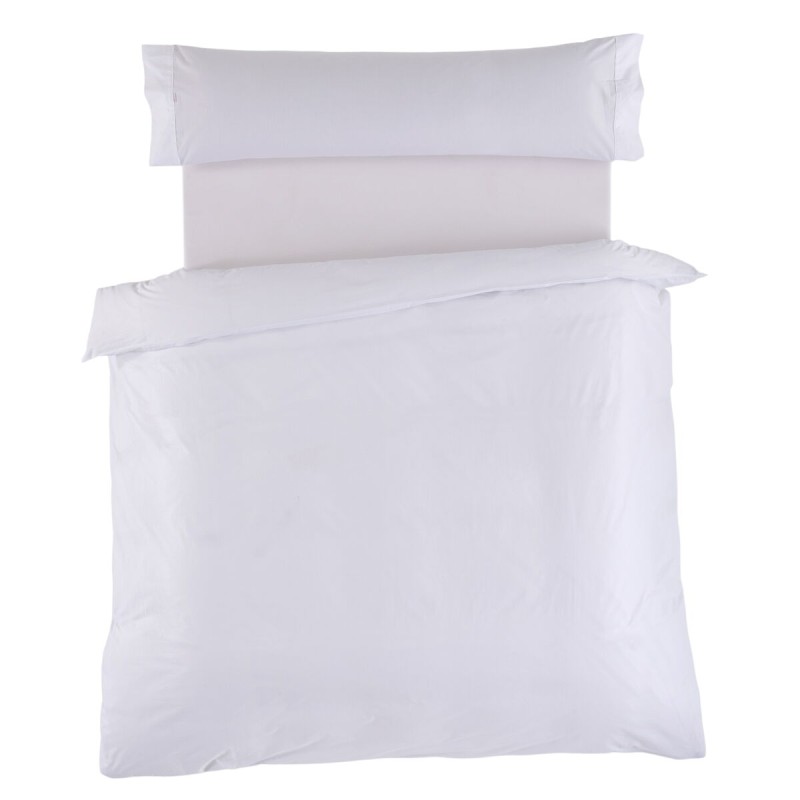 Juego de funda nórdica Alexandra House Living Blanco Cama de 150 3 Piezas