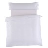 Juego de funda nórdica Alexandra House Living Blanco Cama de 150 3 Piezas