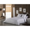 Juego de funda nórdica Alexandra House Living Blanco Cama de 150 3 Piezas