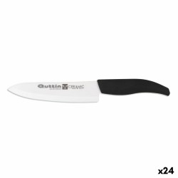 Cuchillo Chef Quttin  Ceru00e1mica Negro 15 cm 1,8 mm (24 Unidades)