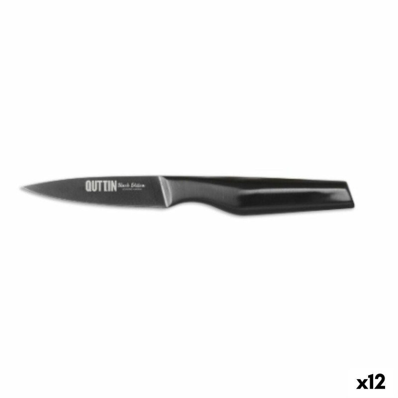 Cuchillo Pelador Quttin Black Edition 10,5 cm 1,8 mm (12 Unidades)