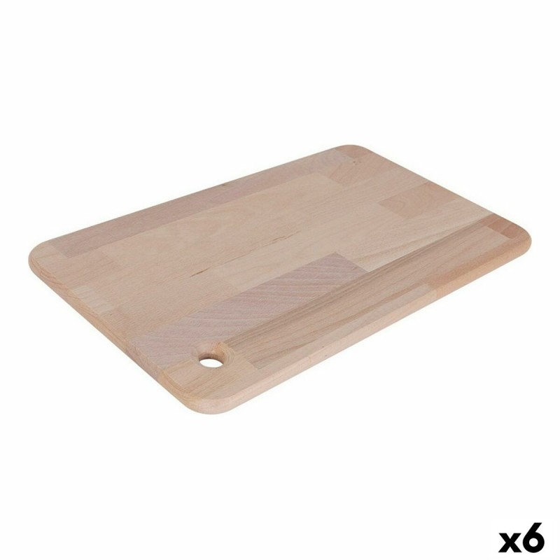 Tabla de cortar Quttin Quttin Marru00f3n Madera 45 x 27 cm (6 Unidades)