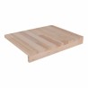 Tabla de cortar Quttin Quttin Marru00f3n Madera 45 x 35 cm (4 Unidades)