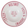 Plato para Pasta Santa Clara Milano Rojo Porcelana u00d8 28 cm (6 Unidades)