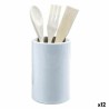 Bote para Utensilios de Cocina Azahar 4 Piezas Madera (12 Unidades)