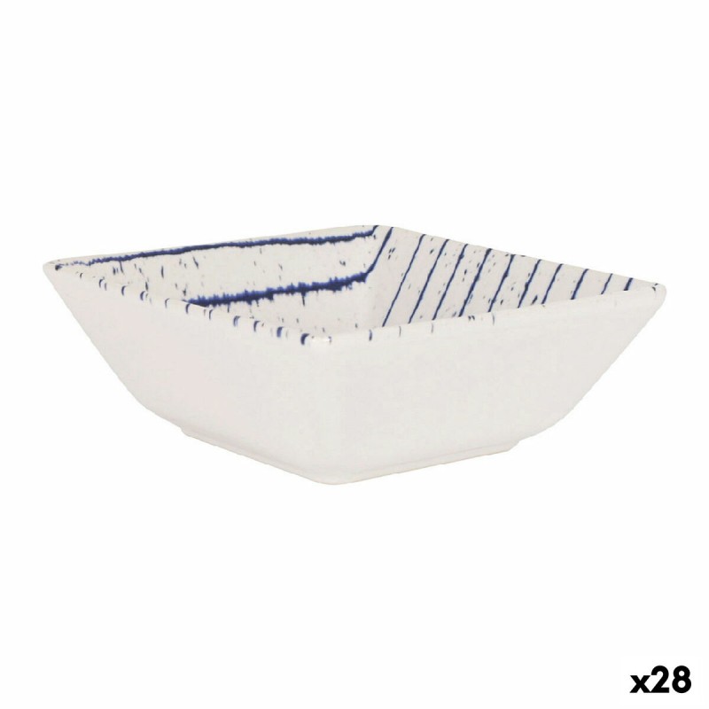 Bol La Mediterru00e1nea Arago Porcelana 13 x 13 x 5 cm (28 Unidades)