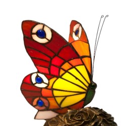 Lámpara de mesa Viro Mariposa Vidrio 23 x 28 x 23 cm Mariposa