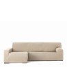 Funda para chaise longue de brazo largo izquierdo Eysa TROYA Blanco 170 x 110 x 310 cm