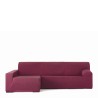 Funda para chaise longue de brazo largo izquierdo Eysa TROYA Burdeos 170 x 110 x 310 cm