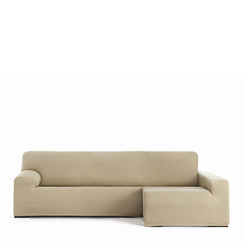 Funda para chaise longue de brazo largo derecho Eysa BRONX Beige 170 x 110 x 310 cm