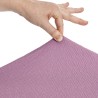 Funda para chaise longue de brazo largo derecho Eysa BRONX Rosa 170 x 110 x 310 cm