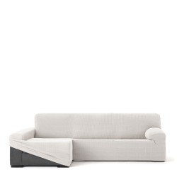 Funda para chaise longue de brazo largo izquierdo Eysa JAZ Blanco 180 x 120 x 360 cm